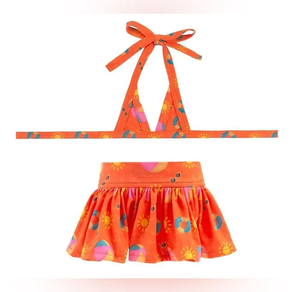 CuteBone Dog Bikini Dress, Stylish Swimsuit Costume For Small Dogs XS L NWT